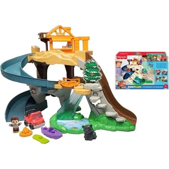 Fisher-Price Little People Lets Go Mountain Adventure Playset