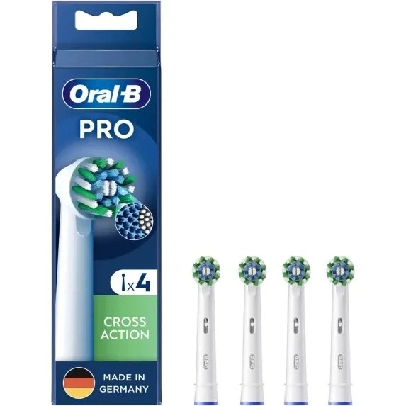 Oral-B CrossAction tandbørstehoveder 6 stk – sort