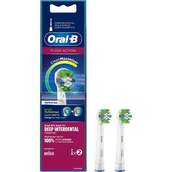 Oral‑B Floss Action børstehoveder 3 stk.