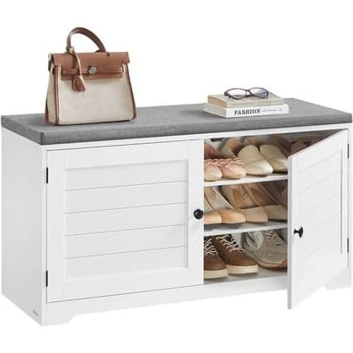 Skobænk i Cloud White-Dove Grey, 101x35,5x52,5 cm