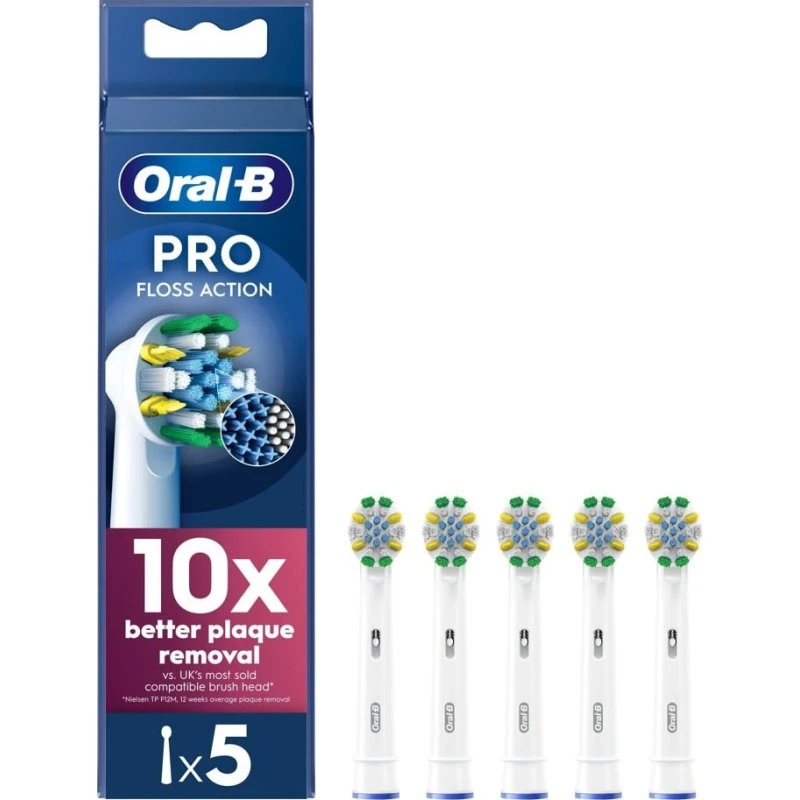 Oral-B Pro Floss Action tandbørstehoveder, hvid, 5 stk