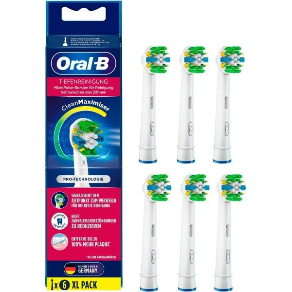 Oral-B CleanMaximiser FlossAction børstehoveder 6-pack