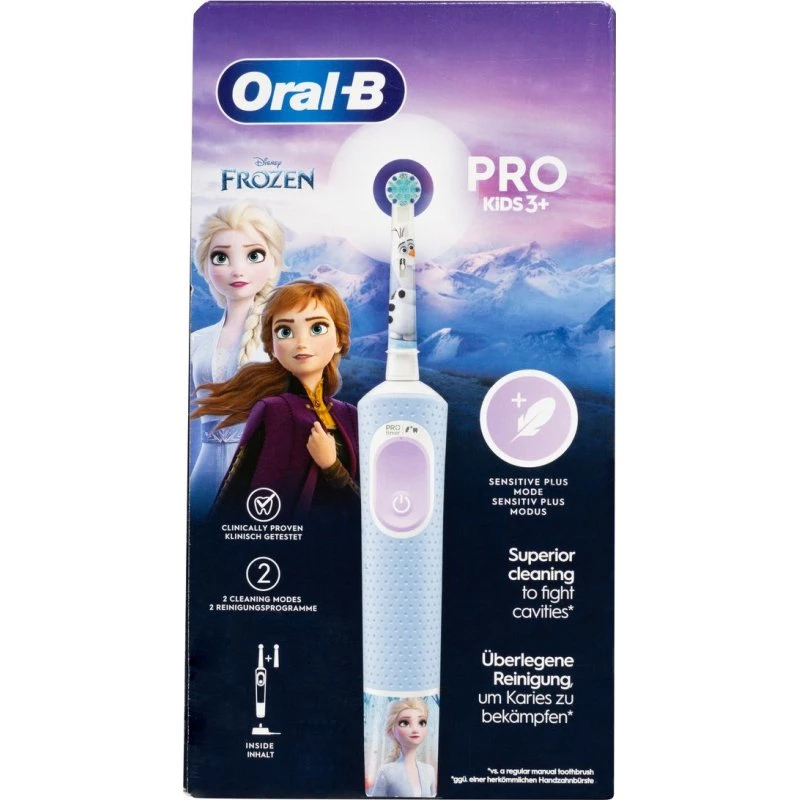 Oral-B Pro Kids Frozen eltandbørste – 2 dele, multifarvet