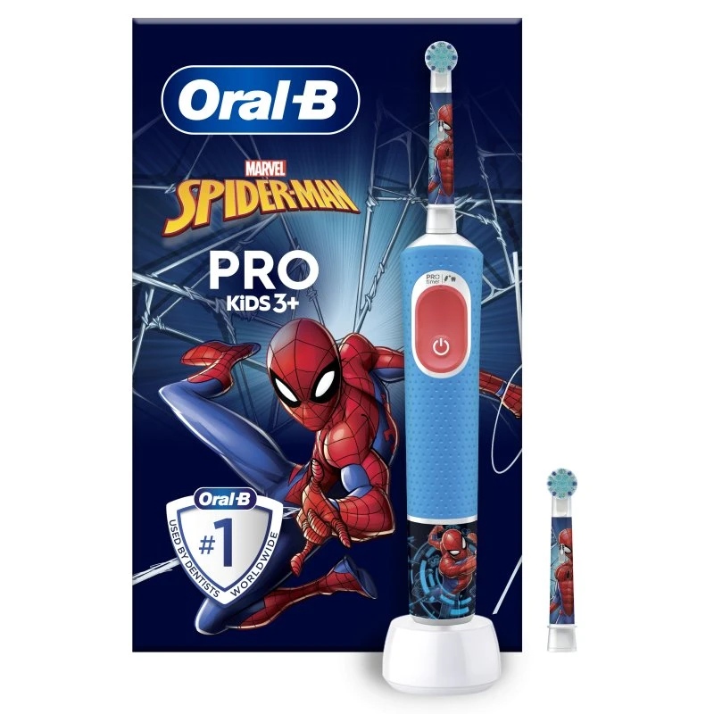 Oral-B Pro Kids Spiderman 3+ eltandbørste