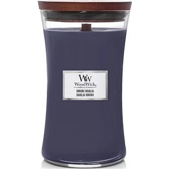 Woodwick Hinoki Dahlia Duftlys i Vase - 609 g