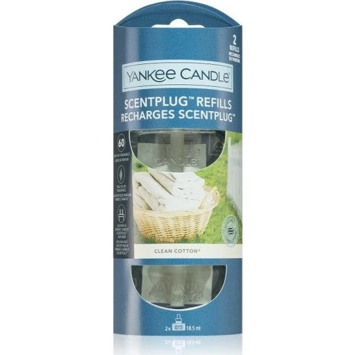 Yankee Candle ScentPlug Refill Clean Cotton - 2 x 18,5 ml