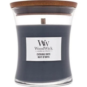 Woodwick Evening Onyx duftlys i krukke, 275g