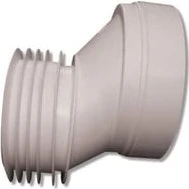 Megatherm excentrisk toilettilslutning 40 mm med muffeskjuler