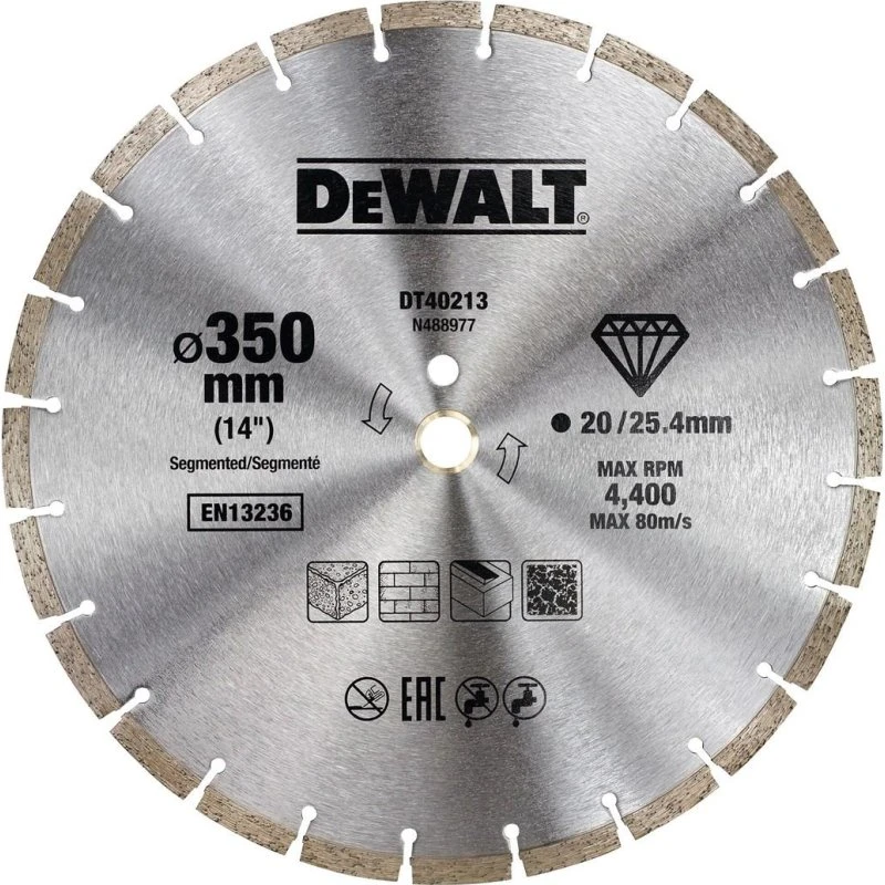 DeWALT DT40213-QZ Diamantskive 350 mm segmenteret