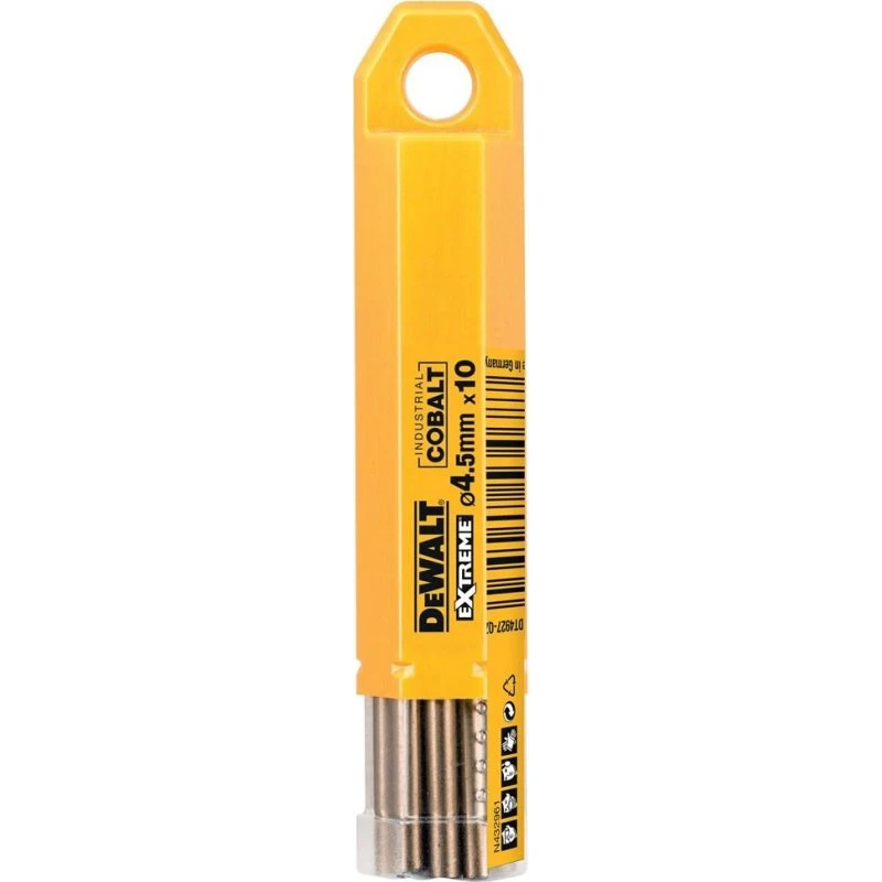 DeWALT DT4927-QZ Cobalt Extreme Metalbor 4,5 x 80 mm (10 stk.)
