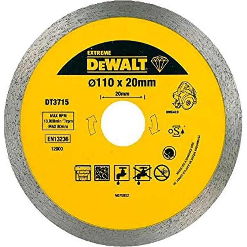 DeWALT DT3715-QZ Diamantskæreskive 110 x 20 mm