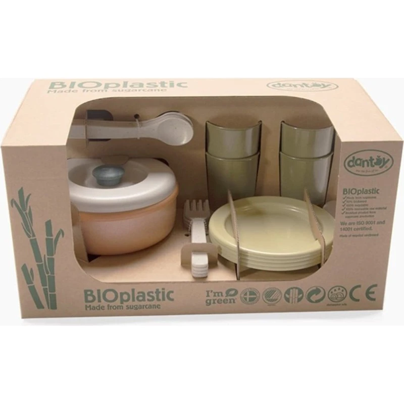 Dantoy Bio Spisesæt 22 dele – Svanemærket bioplast