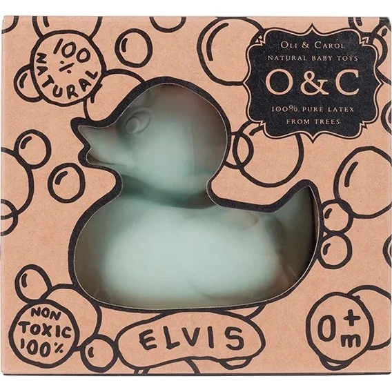 Oli & Carol Elvis Badeand Mint – 100% naturgummi