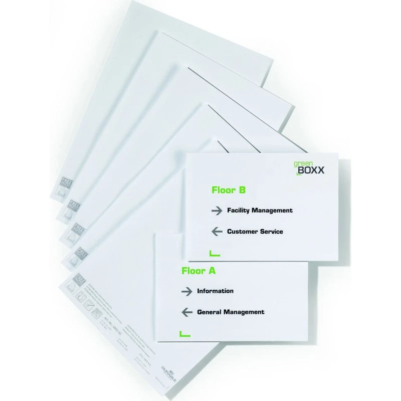 Durable Indstiksark til INFO SIGN og CLICK SIGN, 10 ark