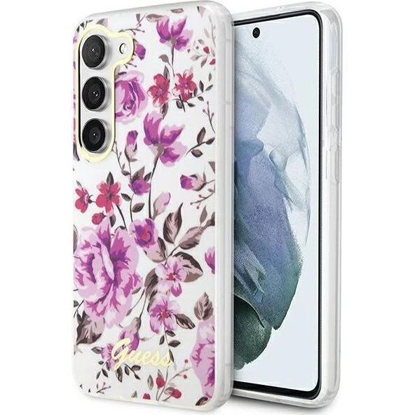 Guess Flower Collection Hardcase S23+ S916 White/White