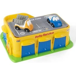 Dantoy Funcars Autoservice Garage med 2 biler