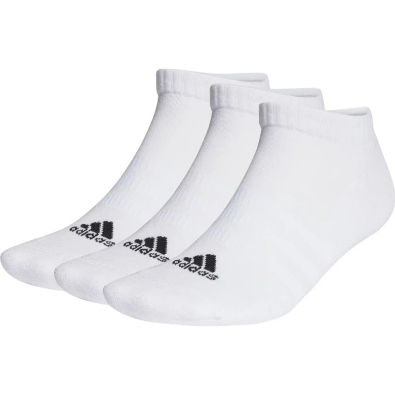 Adidas Cushioned Low-Cut Socks 3-Pack - Hvid