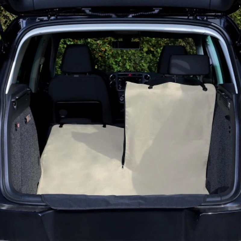Bagagerumstæppe med kofangerbeskyttelse, Beige, 1,8 x 1,3 m