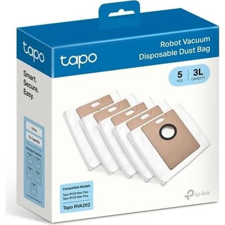 Tapo RVA202 Støvsugerposer - 3L - 5 stk.