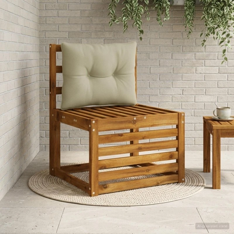 vidaXL Rygpude PUTTEN Lys Grøn 60 x 40 x 10 cm