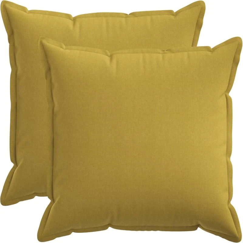 vidaXL HOUTEN Pyntepudesæt 2 stk. - Lys grøn - 60x60 cm