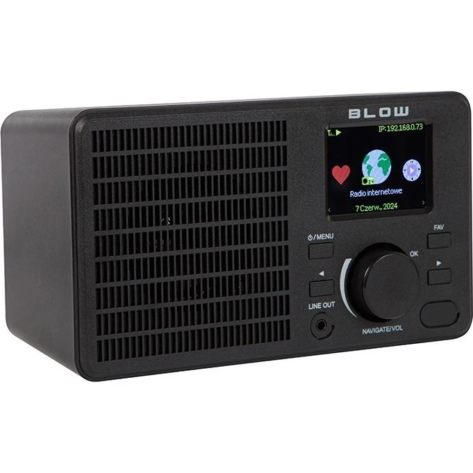 Blow RI1 Bærbar Internetradio – Wi-Fi, Bluetooth & TFT Display