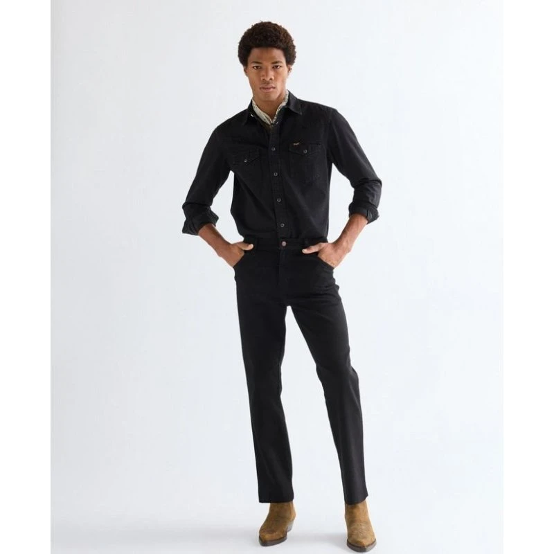 Wrangler Texas Stretch Jeans - Sort - 48W/32L