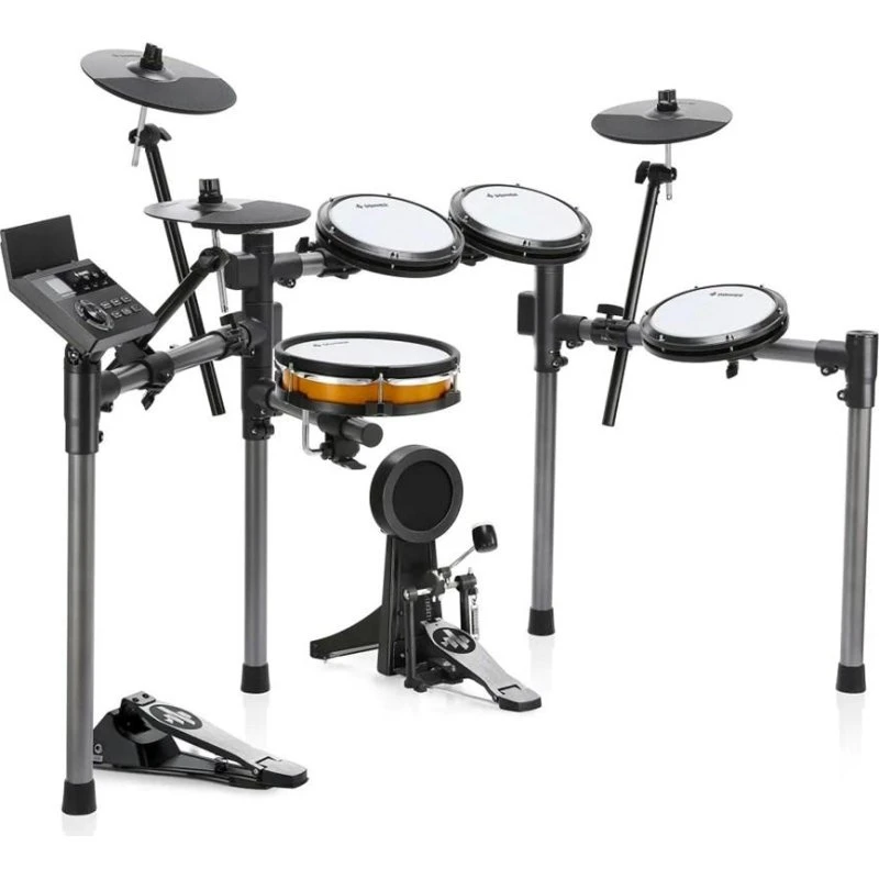 DONNER Groove Drum Elektronisk Trommesæt - Grå, Sort & Orange
