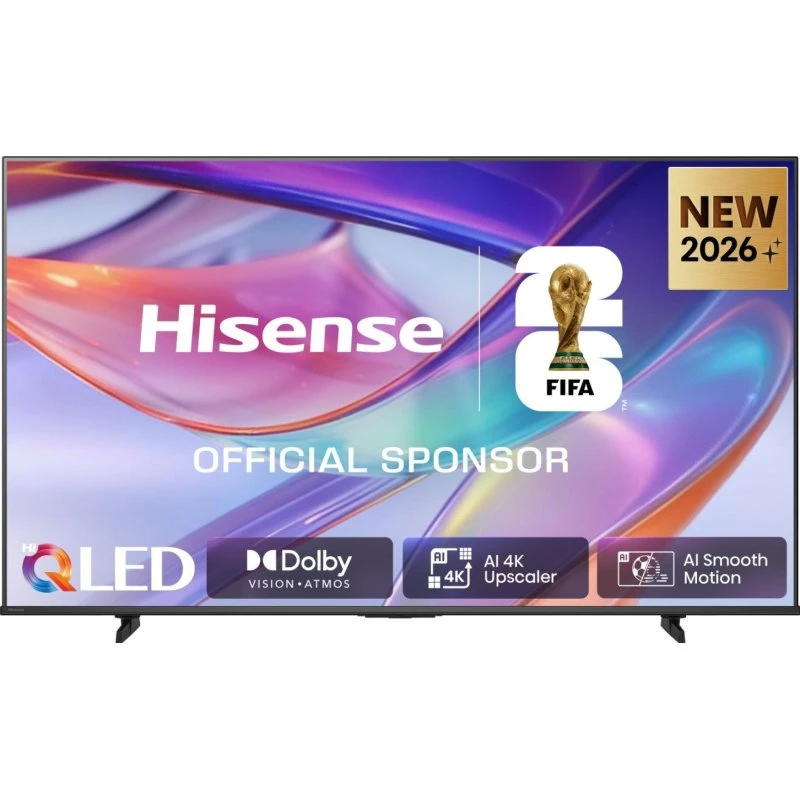Hisense 50E7S 50" 4K Ultra HD QLED Smart TV - Sort