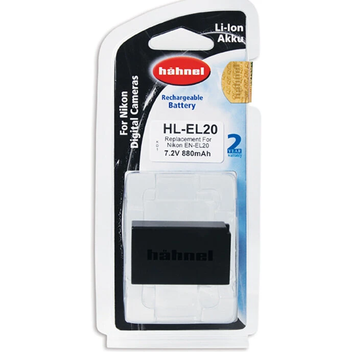 Hähnel HL-EL20 / EN-EL20 genopladeligt batteri 880mAh