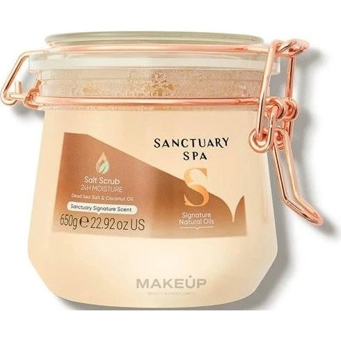 Sanctuary Spa Signature Salt Scrub med naturlige olier, 650g