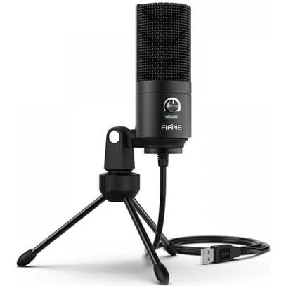 Fifine K669B USB Mikrofon til Streaming og Podcasting