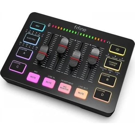 FiFine AmpliGame SC3 Gaming USB Mixer