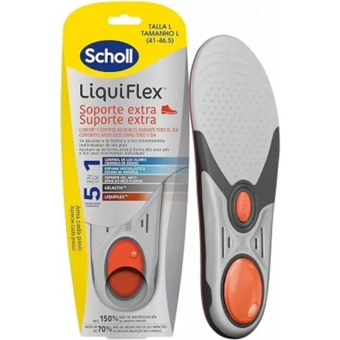 Scholl Liquiflex Extra Comfort Indersåler - Størrelse L