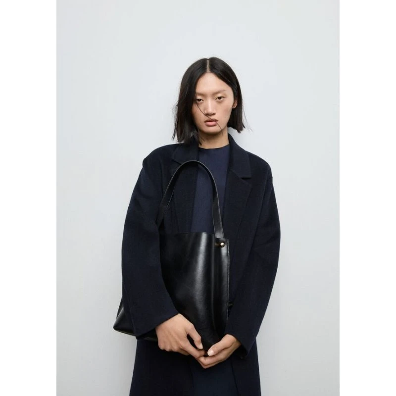 Mango Classic Coat - mørk navy