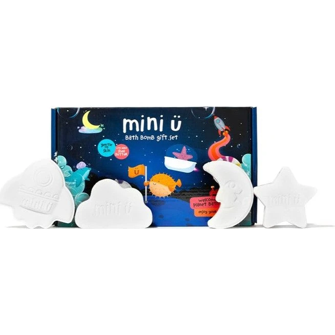 Mini-U Styling Balm Gavesæt med Badebomber til børn