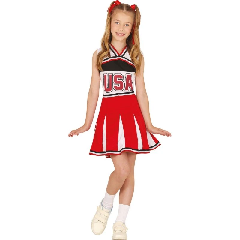 Fiestas Guirca Cheerleader-kostume til piger