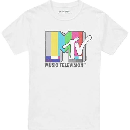 MTV Unisex Bar T-Shirt i 100% ringspun bomuld