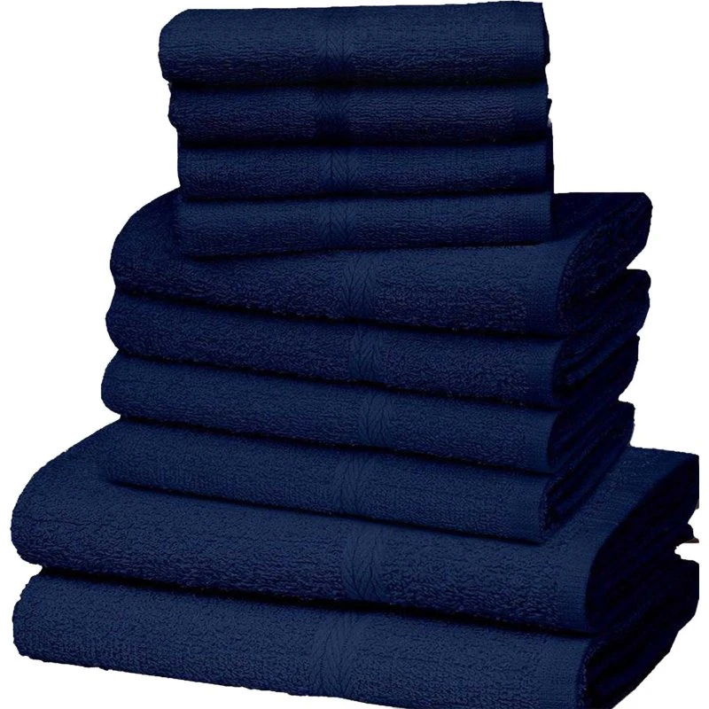 K Collection Egyptian Cotton Håndklæde-sæt (10 stk)