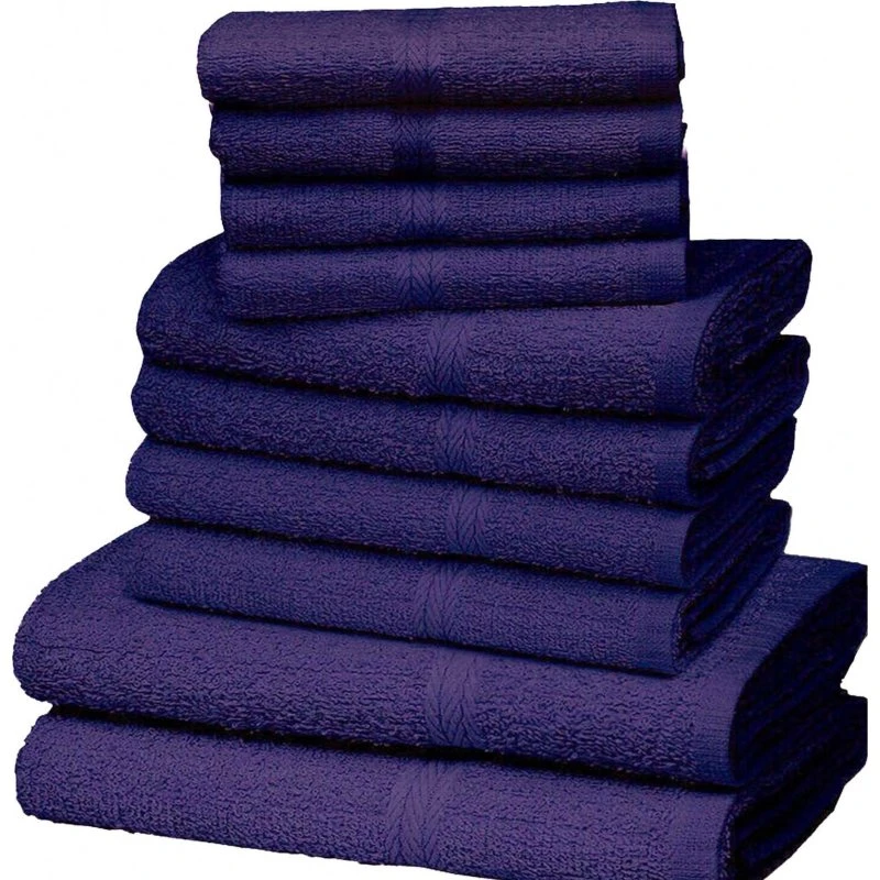 K Collection Egyptian Cotton Towel Set - 10 stk.