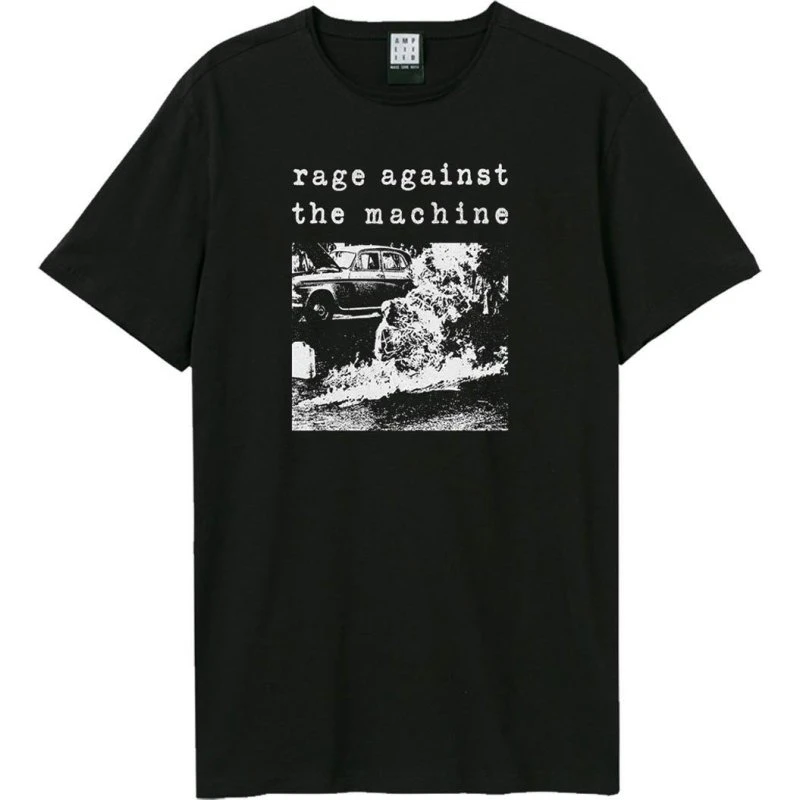 Amplified Rage Against the Machine Monk T-shirt i bomuld