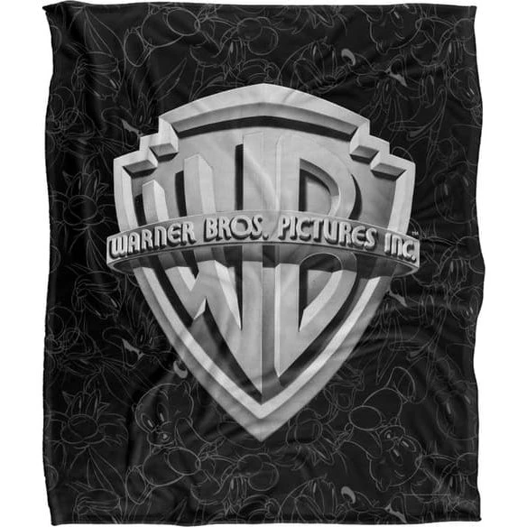 Looney Tunes Warner Bros Logo Tæppe - 152x127 cm