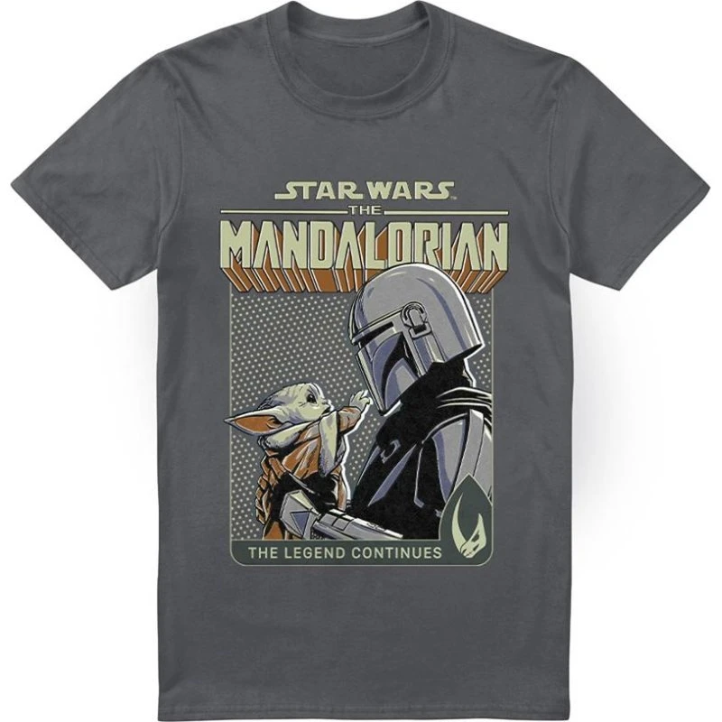 Star Wars The Mandalorian Grogu T-shirt til mænd