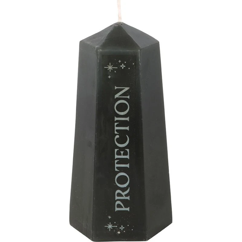 Something Different Protection Crystal Candle med Obsidian