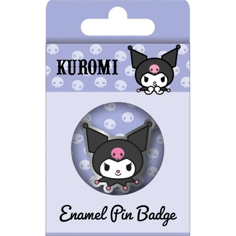 Kuromi Happy Face Emaljeret Badge