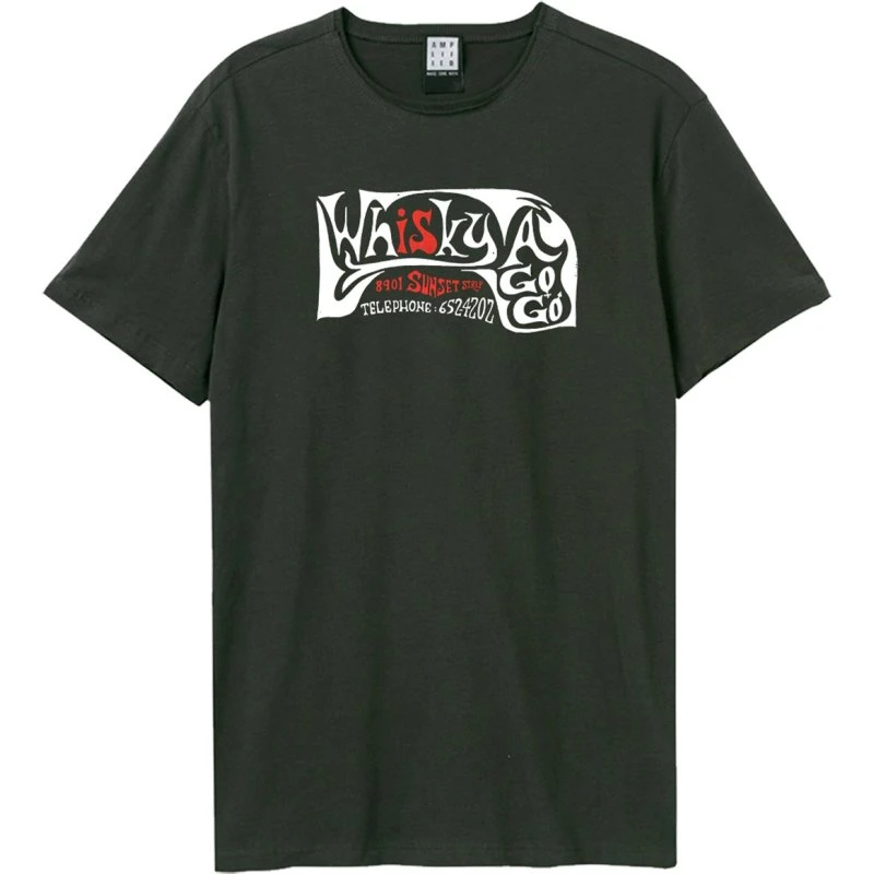 Amplified Sunset Strip Whisky A Go Go T-shirt i vintage-stil