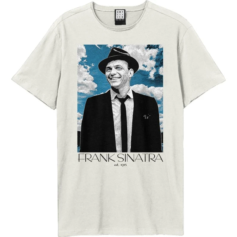 Amplified Frank Sinatra Blue Skies T-shirt i 100% bomuld