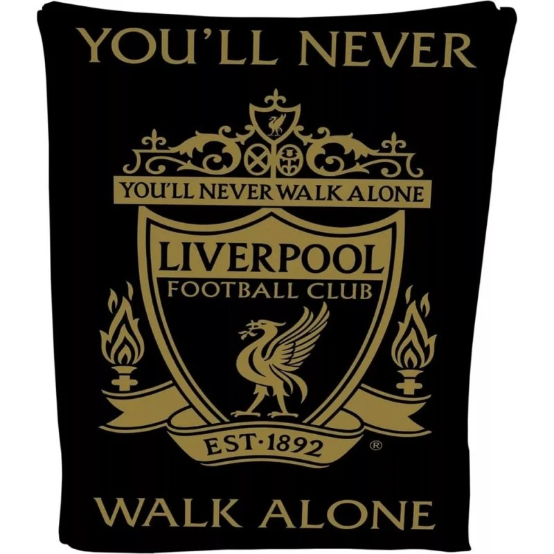 Liverpool FC Fleece Crest-tæppe - 150 x 100 cm