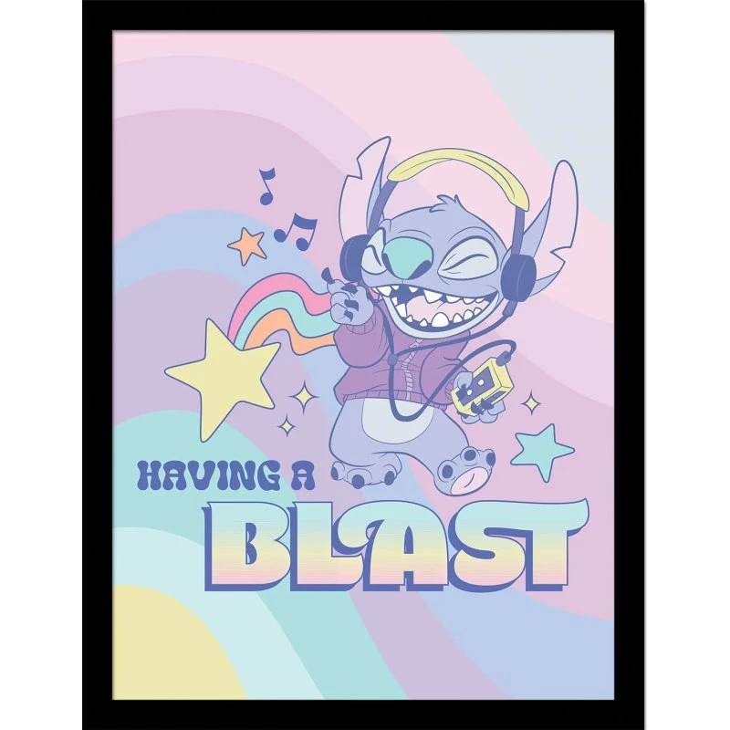 Lilo & Stitch Having A Blast Print - Officielt licenseret kunstprint