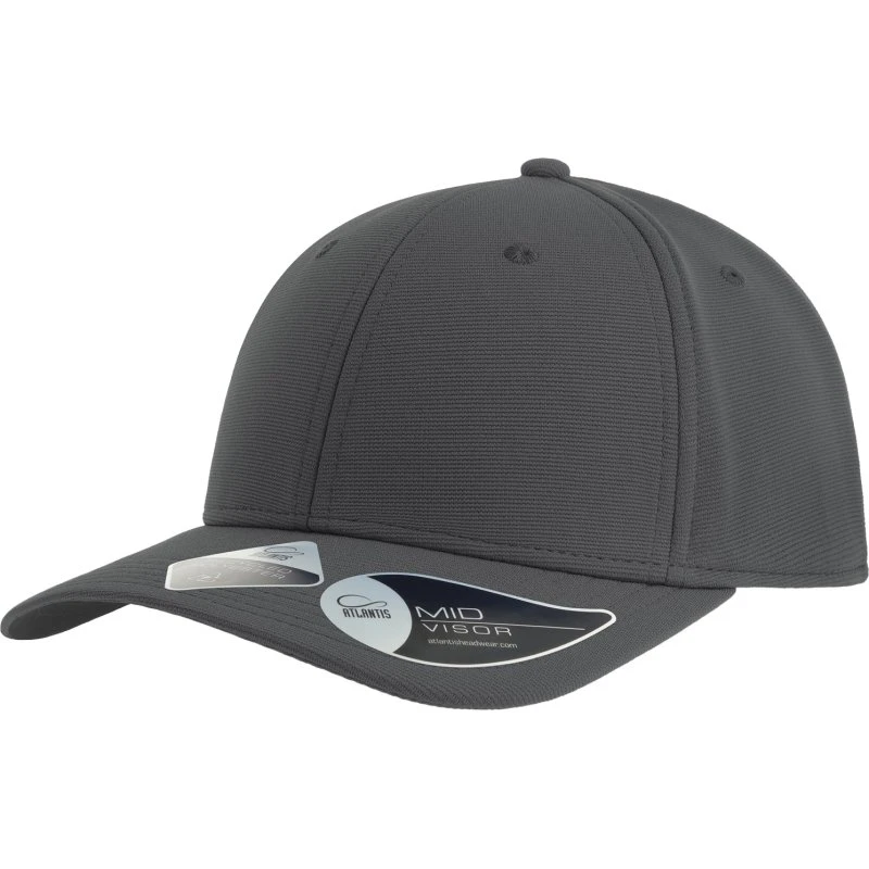 Atlantis Unisex Sand 6-Panel Cap i Genanvendt Polyester